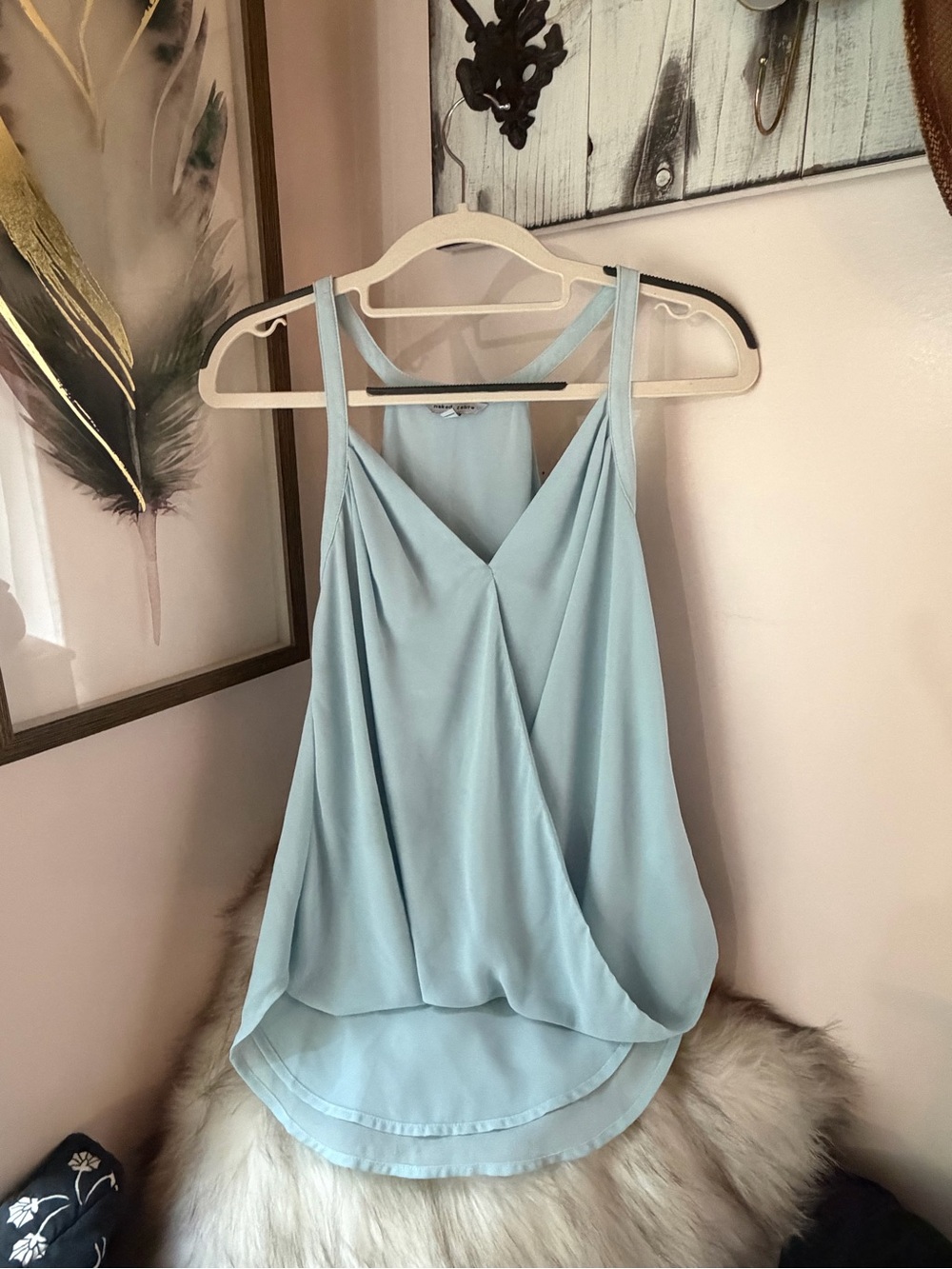 Naked Zebra Blue Tank - Picture 2 of 8